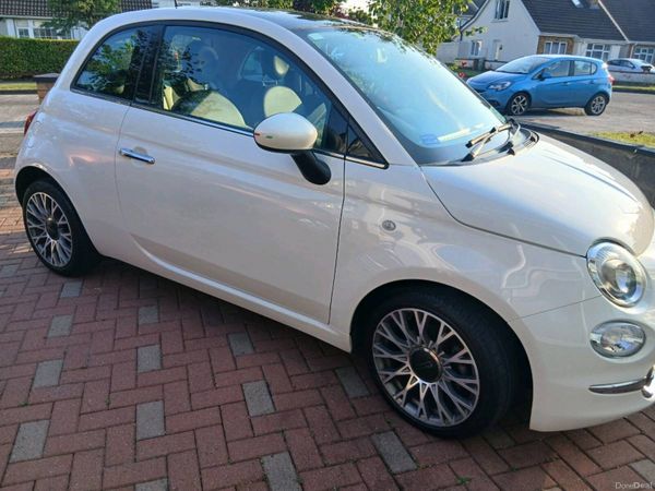 Fiat 500 Hatchback, Petrol, 2021, White