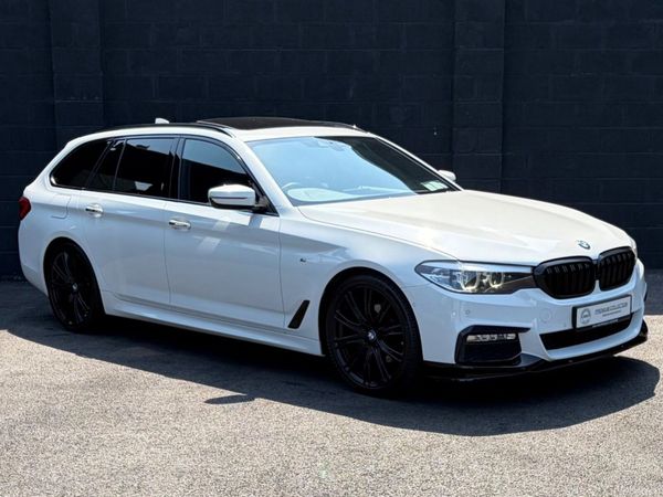 BMW 5-Series Estate, Diesel, 2018, White