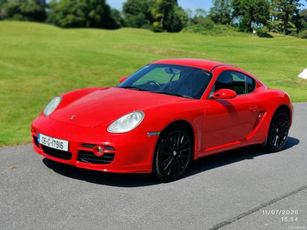 Porsche Cayman Coupe, Petrol, 2006, Red