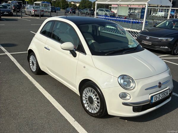 Fiat 500 Hatchback, Petrol, 2013, White