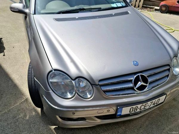 Mercedes-Benz CLK Convertible, Petrol, 2008, Silver