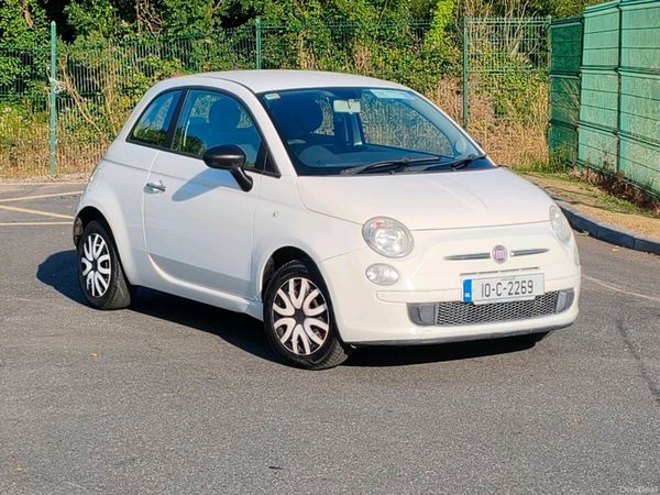 Fiat 500 Hatchback, Petrol, 2010, White