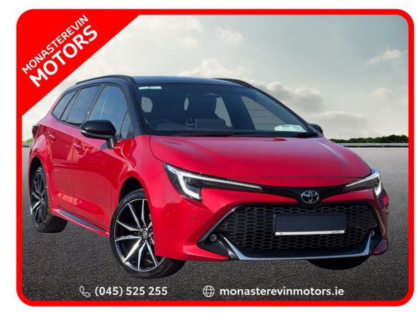 Toyota Corolla Estate, Petrol Hybrid, 2024, Red
