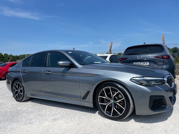 BMW 5-Series Saloon, Diesel, 2021, Blue