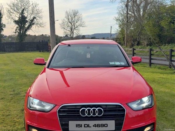 Audi A4 Saloon, Diesel, 2015, Red