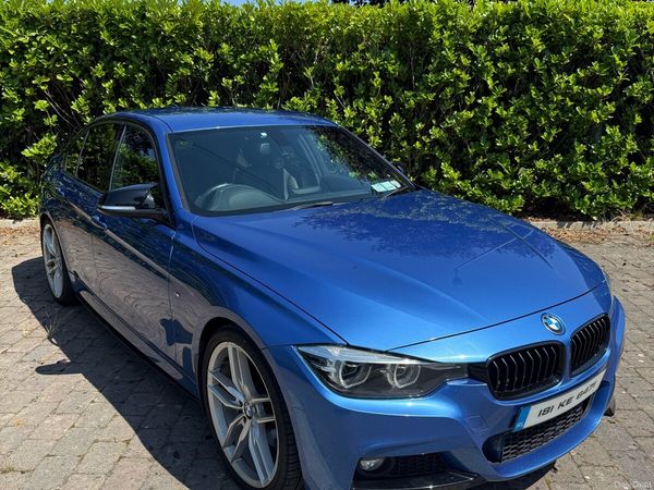 BMW 3-Series Saloon, Diesel, 2018, Blue