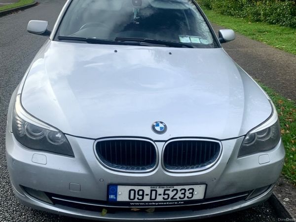BMW 5-Series Saloon, Diesel, 2009, Silver
