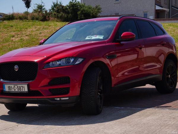 Jaguar F-Pace SUV, Diesel, 2018, Red