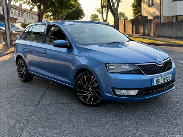 Skoda Rapid Hatchback, Diesel, 2015, Blue