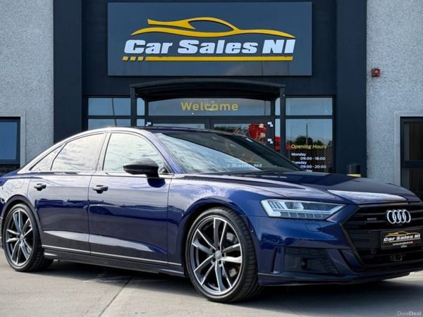 Audi A8 Saloon, Diesel Hybrid, 2021, Blue