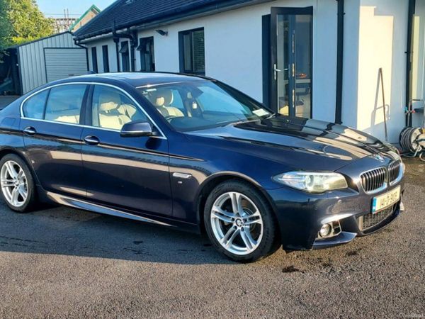 BMW 5-Series Saloon, Diesel, 2014, Blue