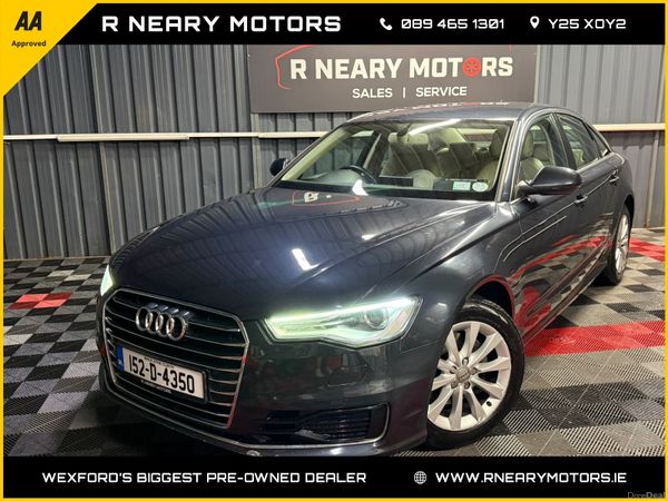 Audi A6 Saloon, Diesel, 2015, Blue