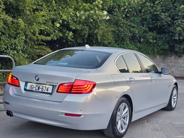 BMW 5-Series Saloon, Diesel, 2015, Silver