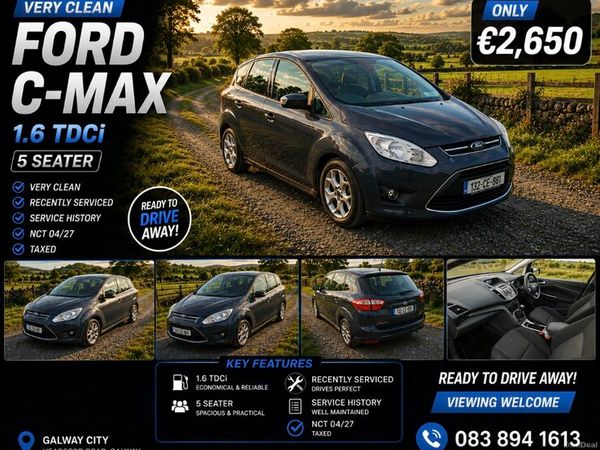 Ford C-Max MPV, Diesel, 2013, Blue