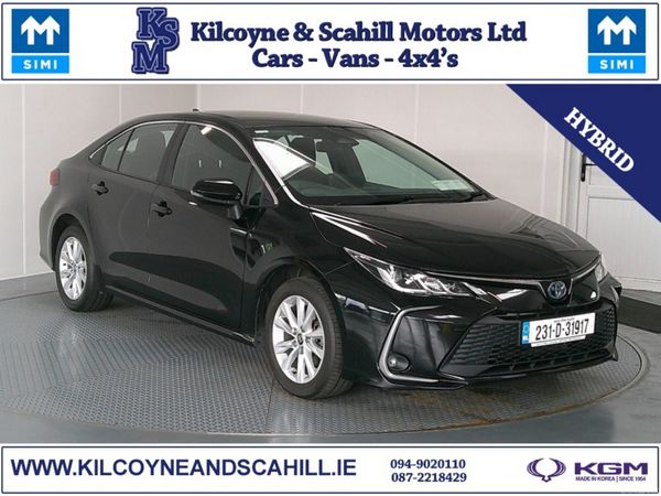 Toyota Corolla Saloon, Petrol Hybrid, 2023, Black