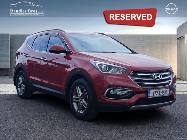 Hyundai Santa Fe SUV, Diesel, 2017, Red