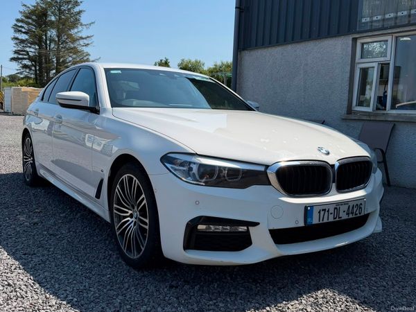 BMW 5-Series Saloon, Petrol Plug-in Hybrid, 2017, White