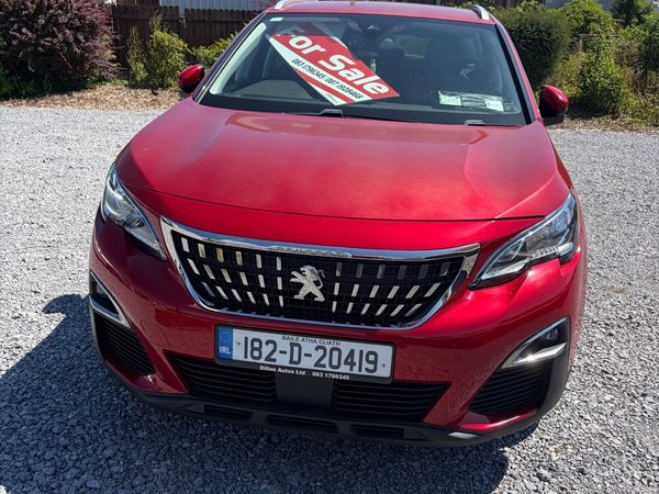 Peugeot 3008 MPV, Diesel, 2018, Red