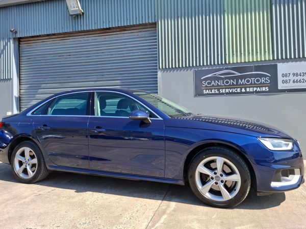 Audi A4 Saloon, Diesel, 2020, Blue