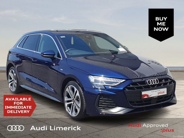Audi A3 Hatchback, Petrol Plug-in Hybrid, 2025, Blue