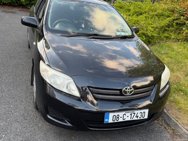 Toyota Corolla Saloon, Petrol, 2008, Black
