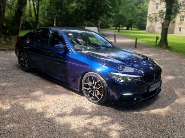 BMW 5-Series Saloon, Diesel, 2018, Blue