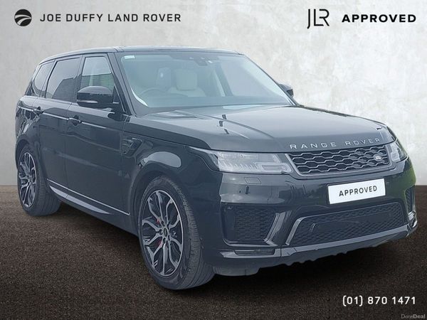 Land Rover Range Rover Sport SUV, Petrol Plug-in Hybrid, 2022, Black