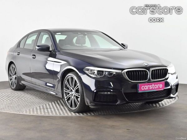 BMW 5-Series Saloon, Petrol Plug-in Hybrid, 2019, Black