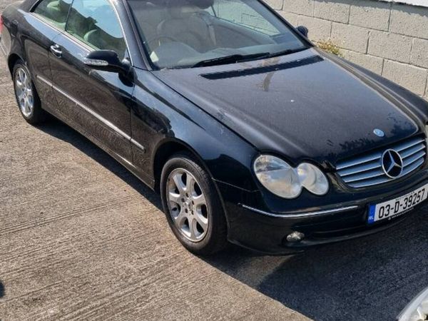 Mercedes-Benz CLK Coupe, Petrol, 2003, Black