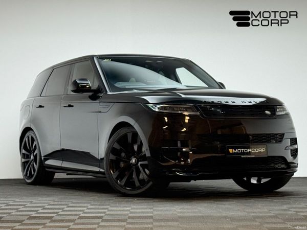 Land Rover Range Rover Sport SUV, Petrol Plug-in Hybrid, 2024, Black
