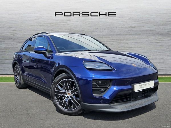 Porsche Macan SUV, Electric, 2026, Blue