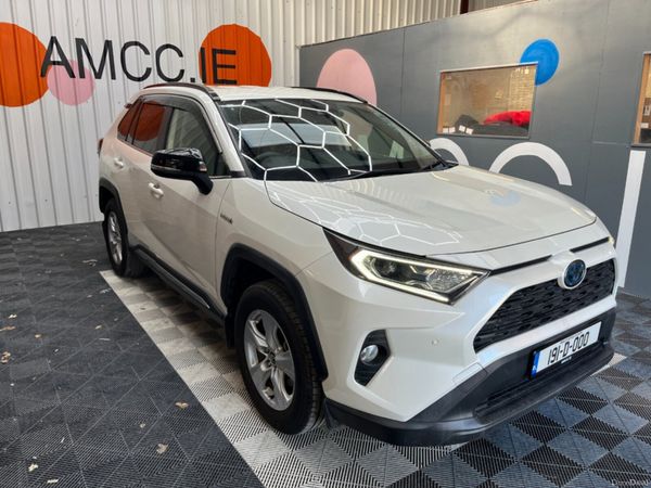 Toyota RAV4 SUV, Petrol Hybrid, 2019, White