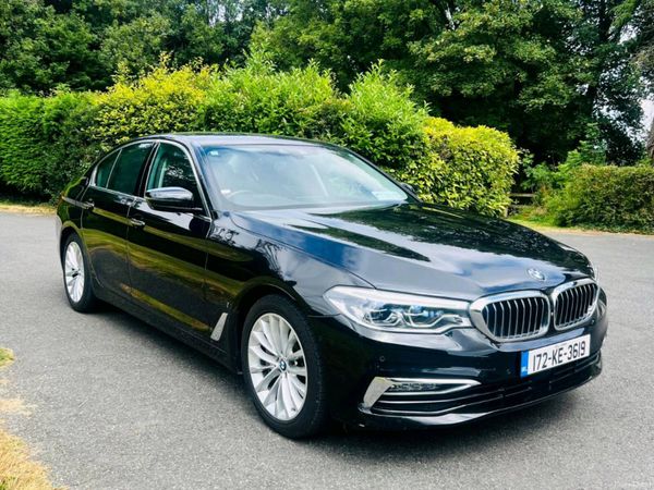 BMW 5-Series Saloon, Petrol Plug-in Hybrid, 2017, Black