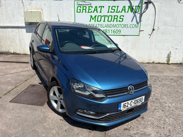 Volkswagen Polo Hatchback, Petrol, 2016, Blue