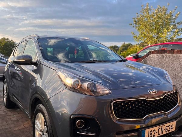 Kia Sportage SUV, Diesel, 2018, Blue