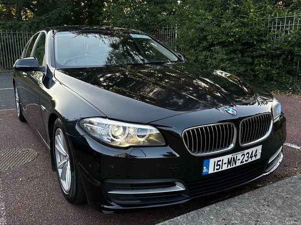 BMW 5-Series Saloon, Diesel, 2015, Black