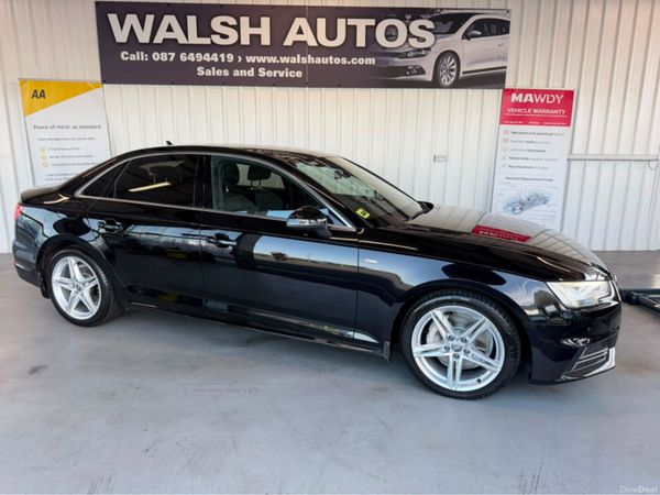 Audi A4 Saloon, Diesel, 2017, Black