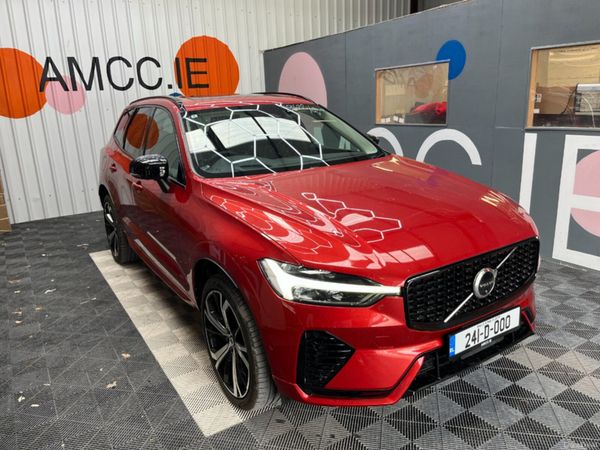 Volvo XC60 SUV, Petrol Plug-in Hybrid, 2024, Red