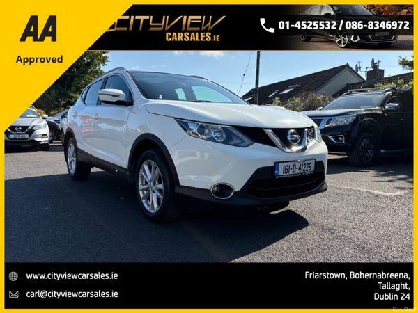 Nissan Qashqai Hatchback, Petrol, 2016, White
