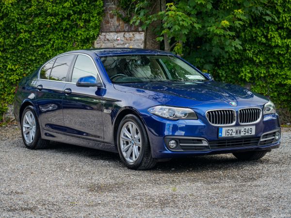BMW 5-Series Saloon, Diesel, 2015, Blue