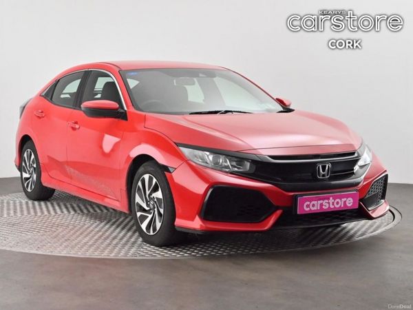 Honda Civic Hatchback, Petrol, 2018, Red