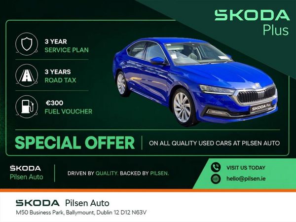 Skoda Octavia Saloon, Petrol, 2023, Blue