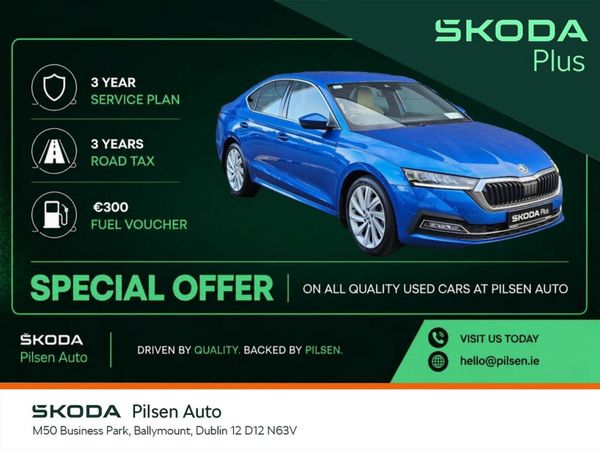 Skoda Octavia Saloon, Petrol, 2022, Blue
