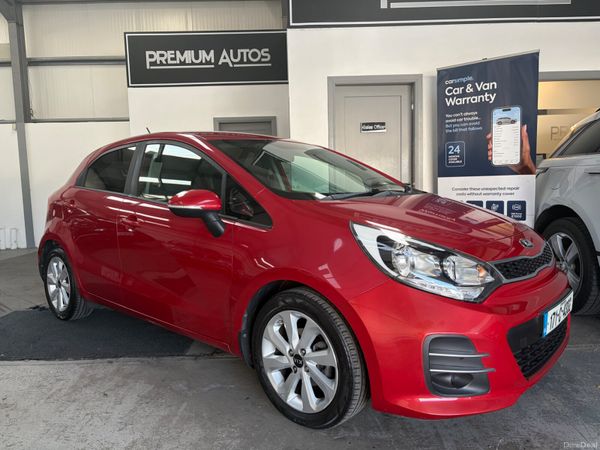 Kia Rio Hatchback, Petrol, 2017, Red