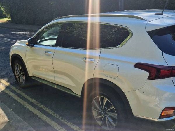 Hyundai Santa Fe SUV, Diesel, 2019, White