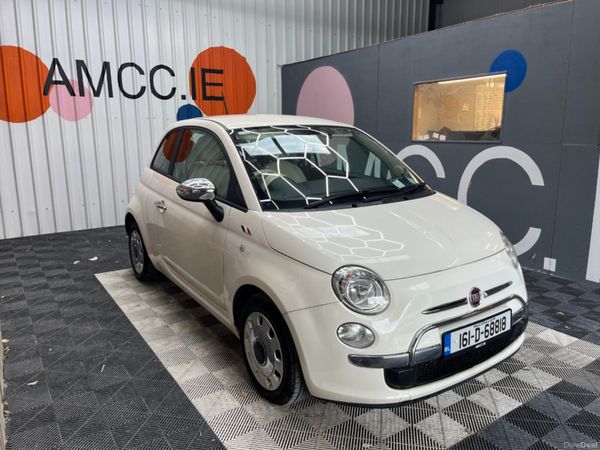 Fiat 500 Hatchback, Petrol, 2016, Beige