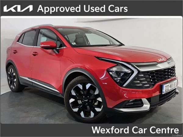Kia Sportage SUV, Petrol Plug-in Hybrid, 2022, Red