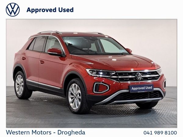 Volkswagen T-Roc SUV, Petrol, 2023, Red