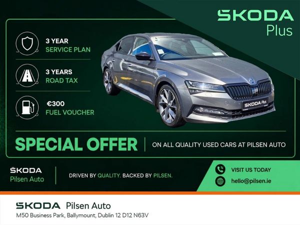 Skoda Superb Saloon, Petrol, 2023, Grey