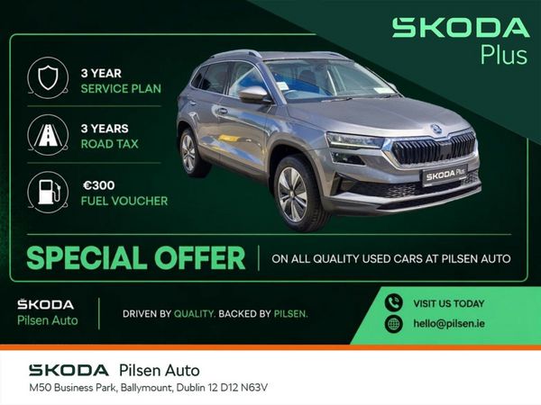 Skoda Karoq SUV, Petrol, 2024, Grey